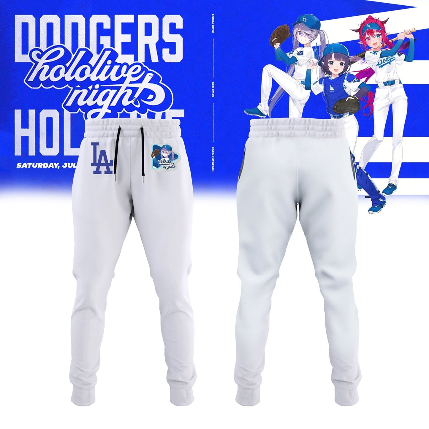 Los Angeles Dodgers Baseball Jersey - Hololive Night Ina’nis Jersey 2025 LA-18