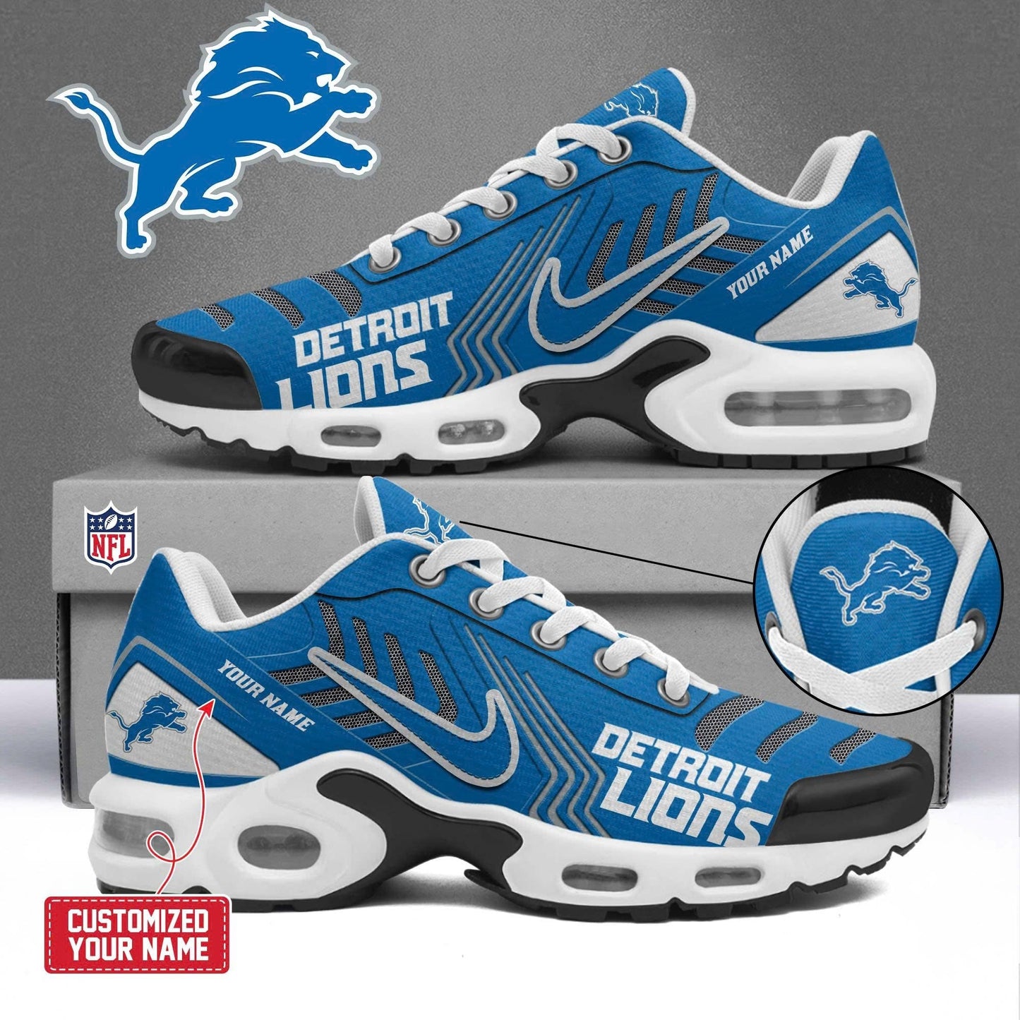 Special Edition Detroit Lions New Shoes