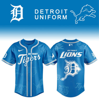 Detroit Tigers x Detroit Lion Limited Edition Jersey 2025